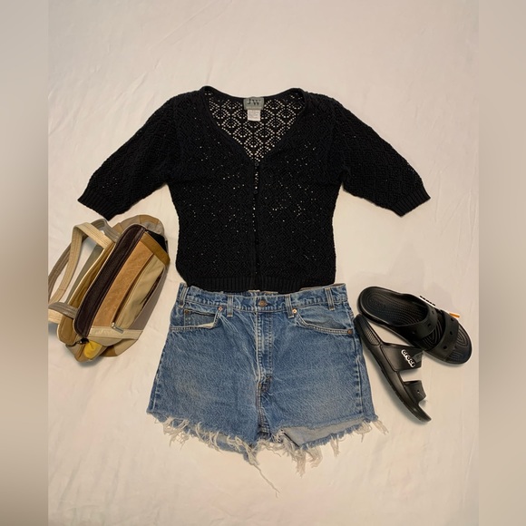 90’s Jean Works & Company granny knit top - Picture 5 of 8